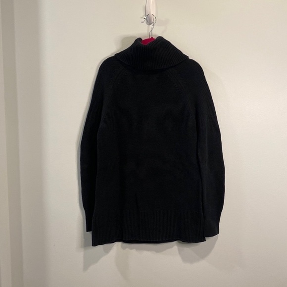 Lacoste black turtleneck tunic sweater 42/US10 - Picture 3 of 3